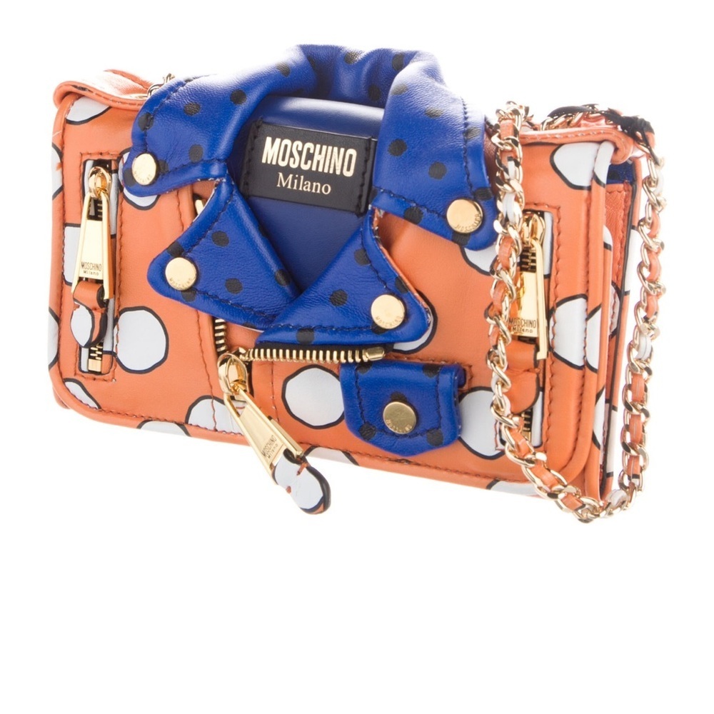 Moschino Couture Biker Bag. Polka dot.